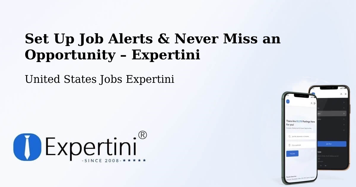 Job Alerts Guide – Get Notified About New Jobs in Fraser - Fraser, United States Jobs Expertini